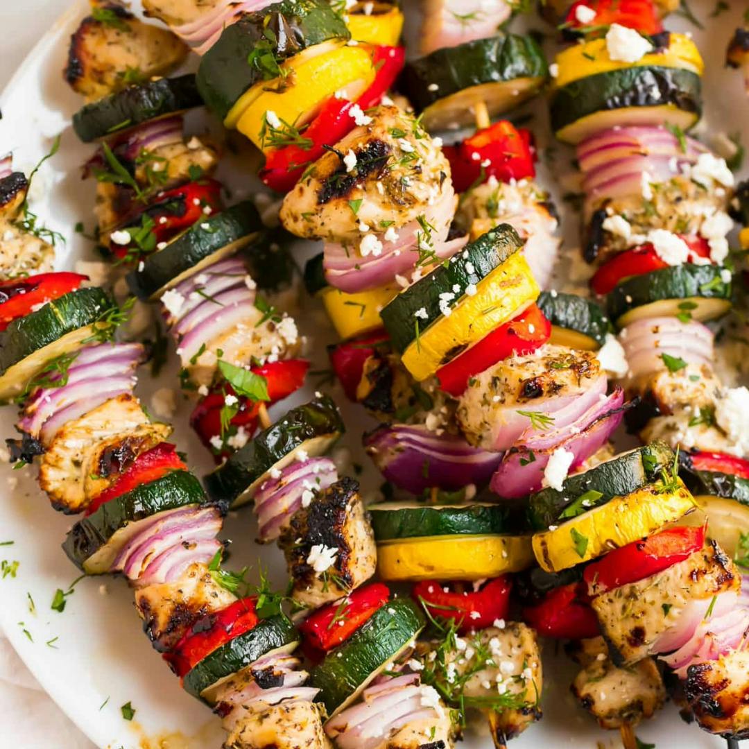 Grilled Chicken Kabobs