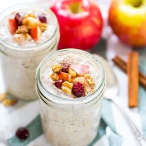 Apple Cinnamon Overnight Oats