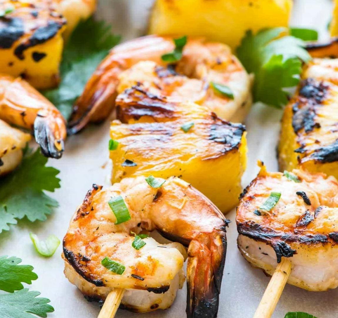 Pineapple Shrimp Kabobs