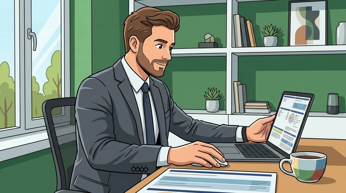 A W-2 employee reviewing their 401k contribution  limits and retirement savings strategy at their desk  — The Compound View