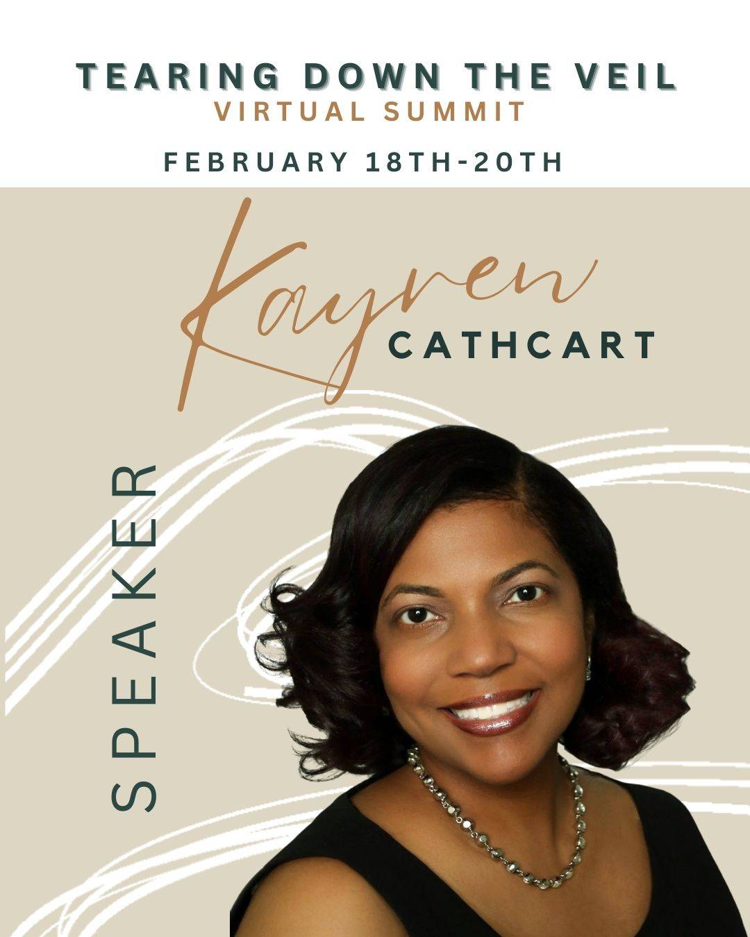 Kayren Cathcart speaking at virtual summit