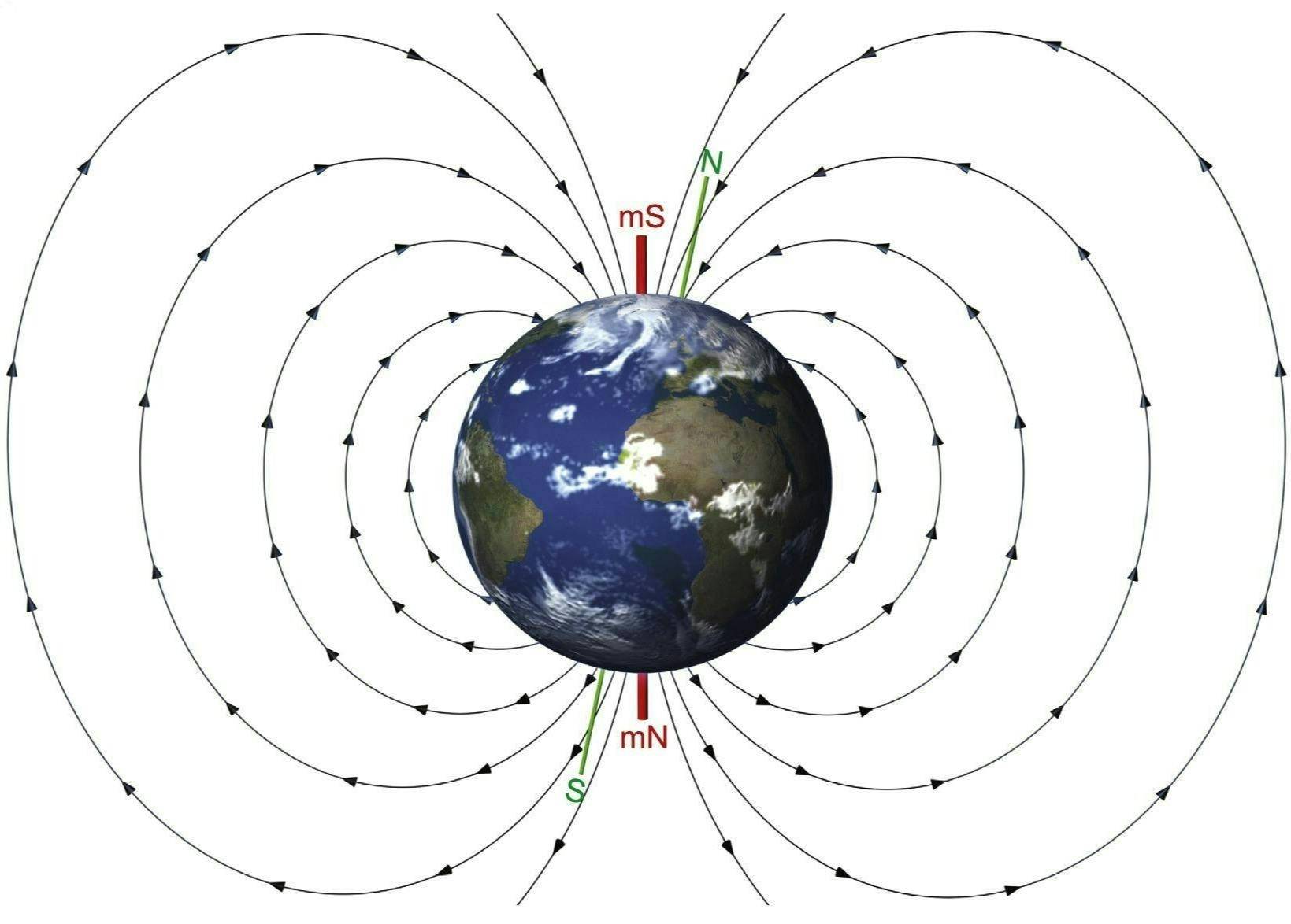 Image of Earth's magnetic field