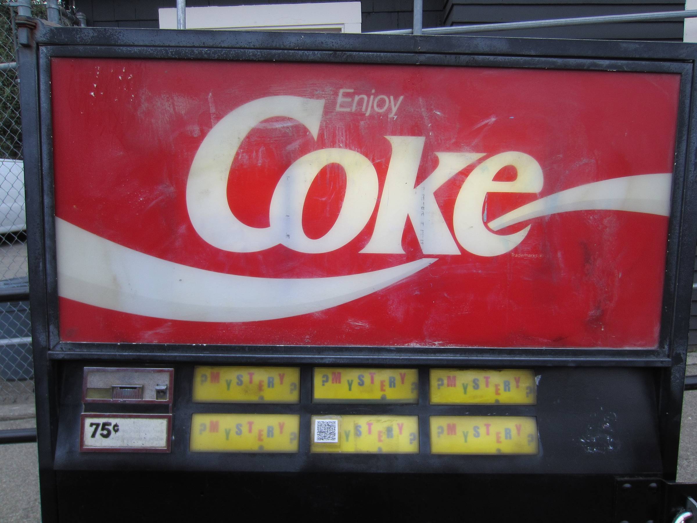 The vending machine in 2014