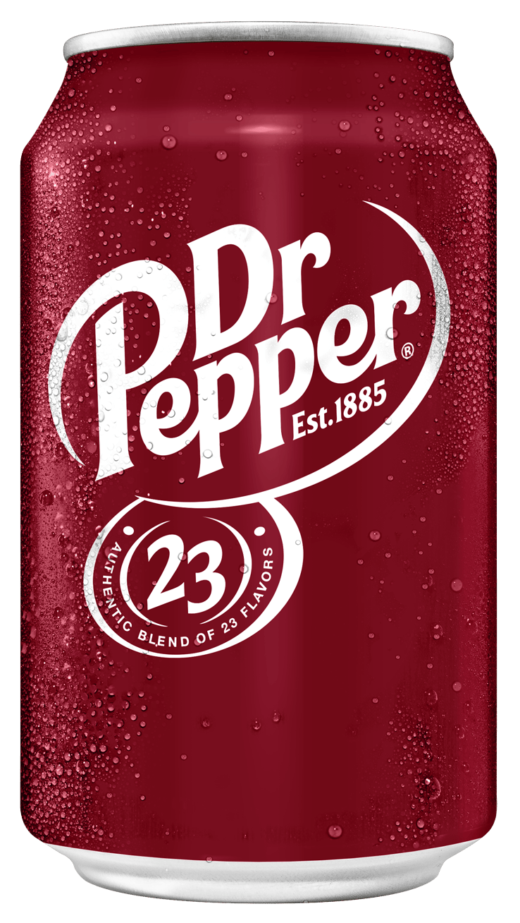 can of Dr Pepper