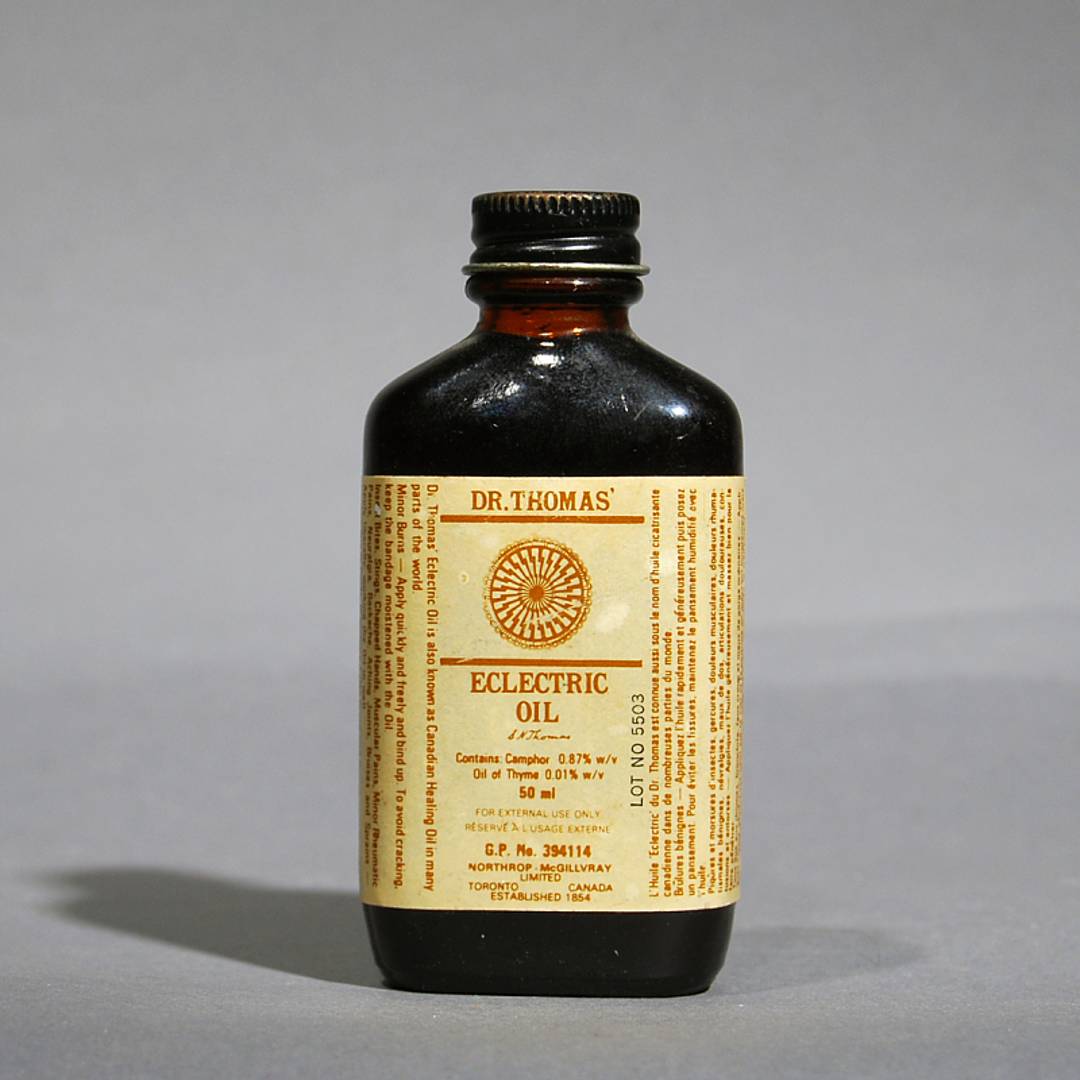 Bottle of Dr. Thomas' Eclectric Oil