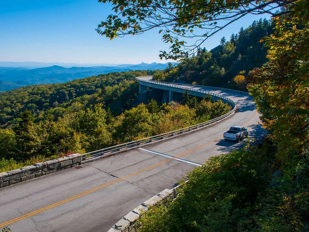 Blue Ridge Parkway in North Carolina  and Virginia. 