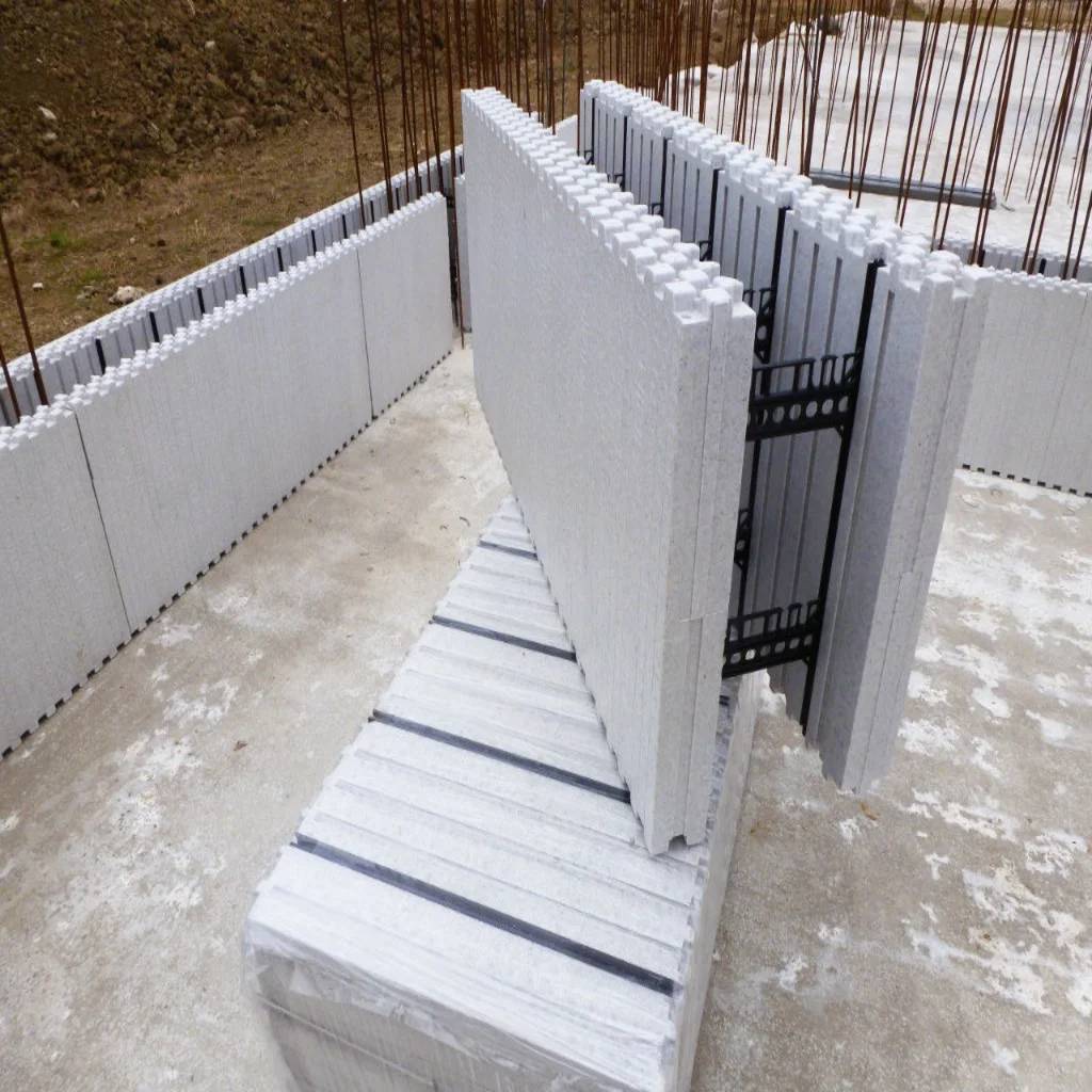 ICF blocks before assembly