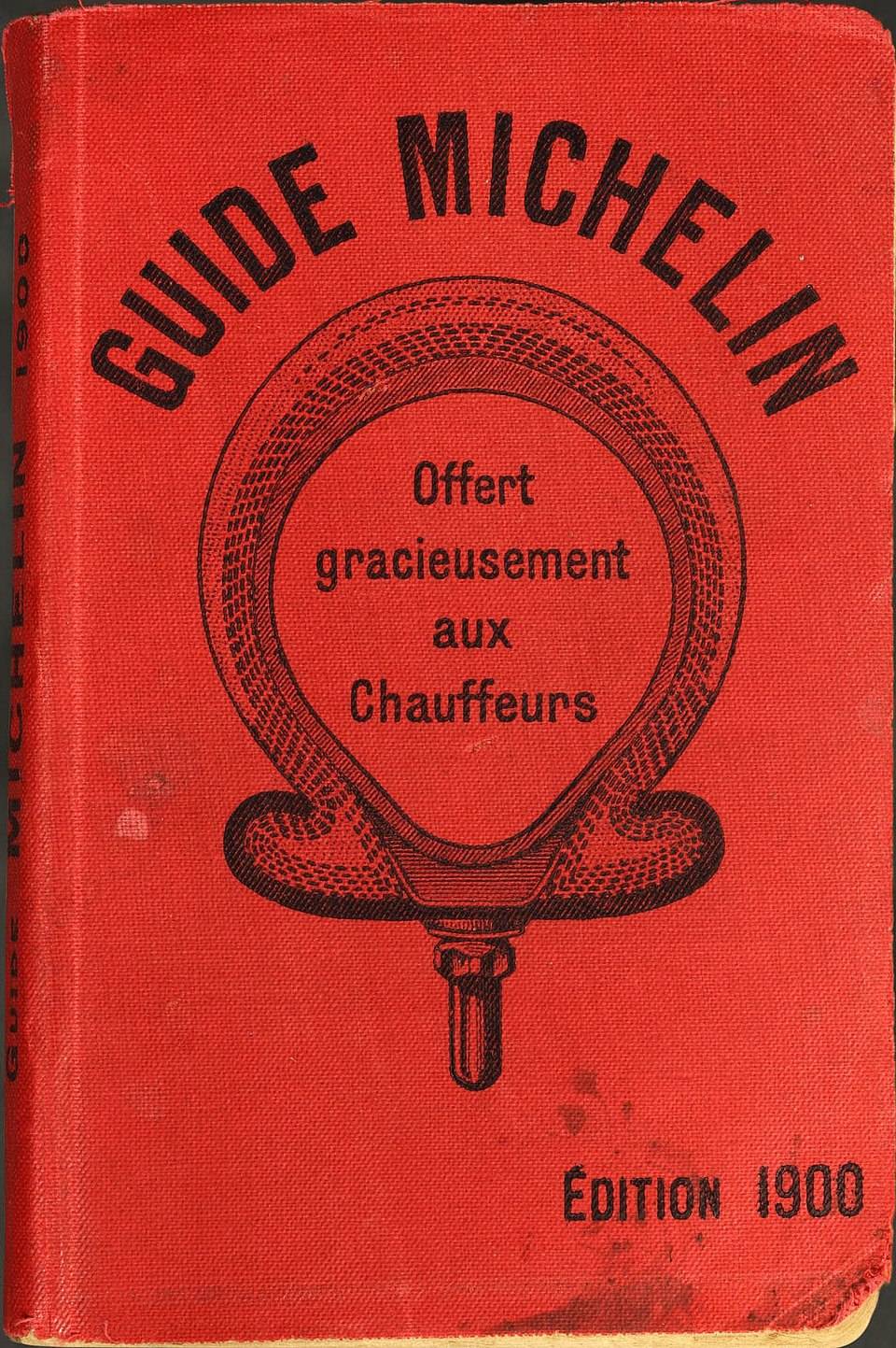 the first Michelin Guide, published in 1900