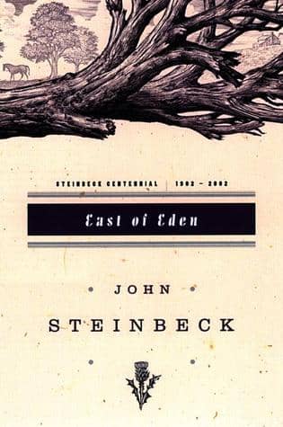 Book cover of "East of Eden"