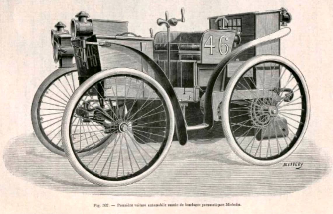 L'Eclair automobile drawing