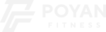 Poyan Fitness logo in white text.