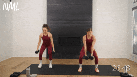 two women demonstrating second position barre exercises