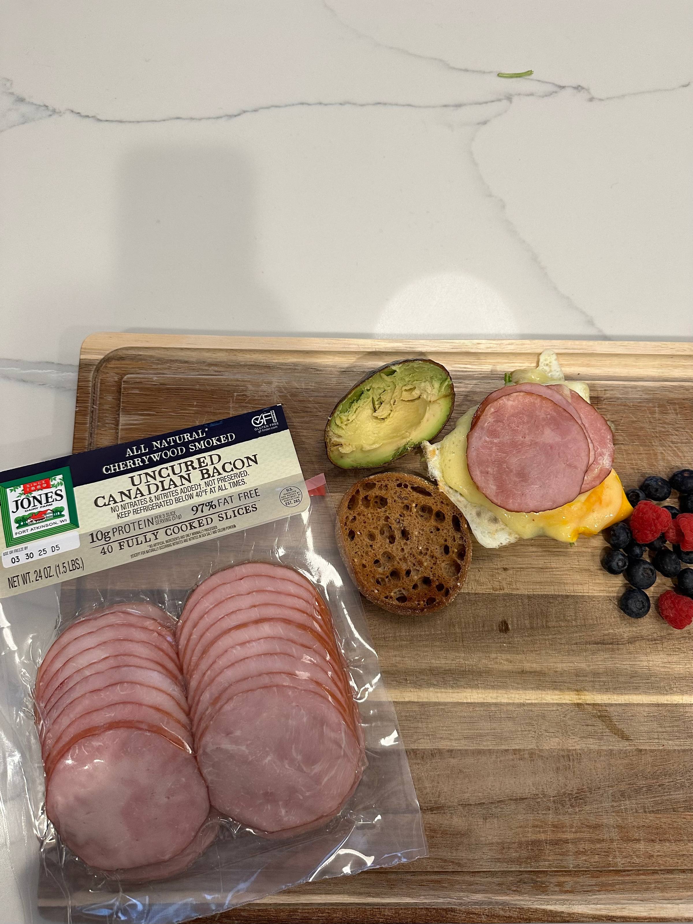 Jones Dairy Farm canadian bacon