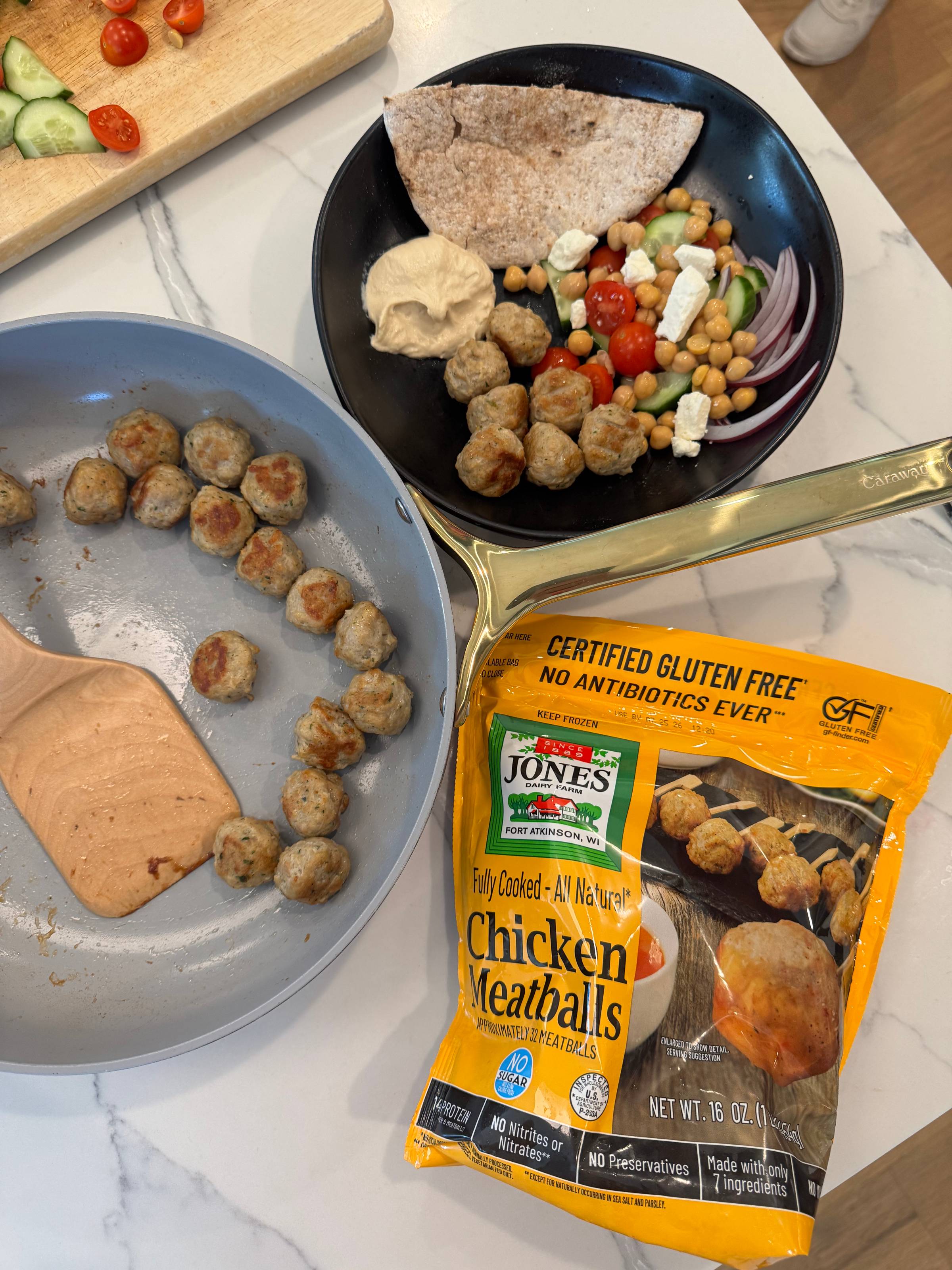 Jones Dairy Farm meatballs in a bowl