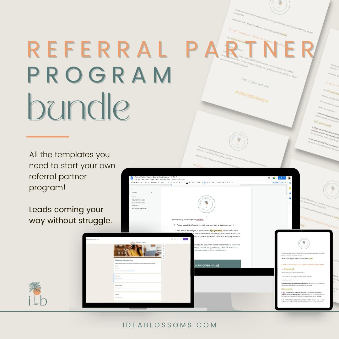 Referral Partner Program Bundle