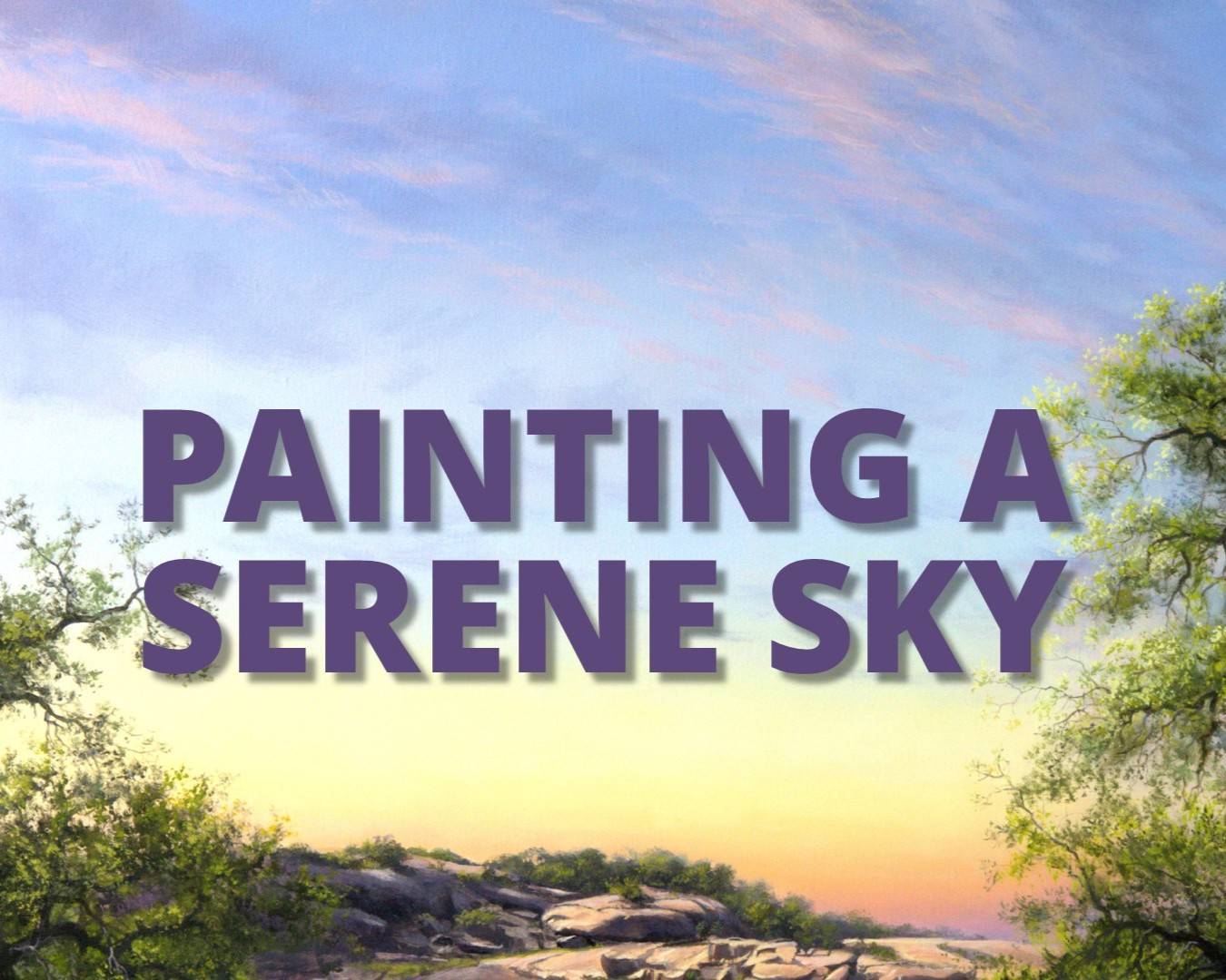 Painting of cirrus clouds