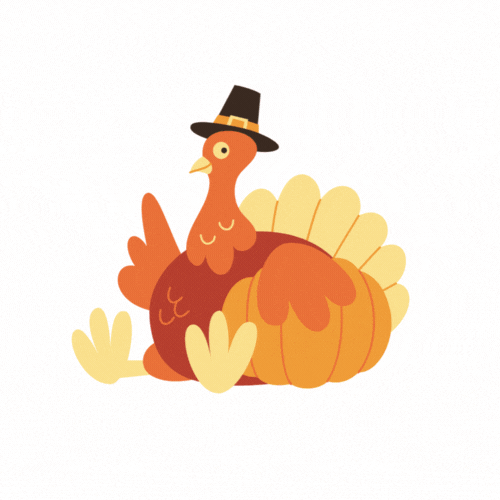 a turkey with a red "no" sign through it.