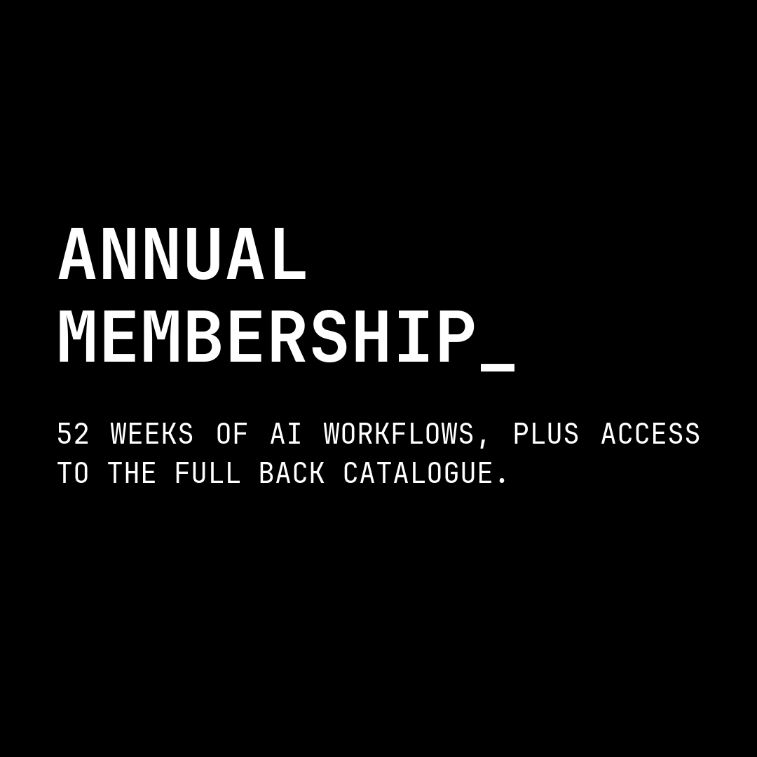 MADE WITH MACHINES - ANNUAL MEMBERSHIP