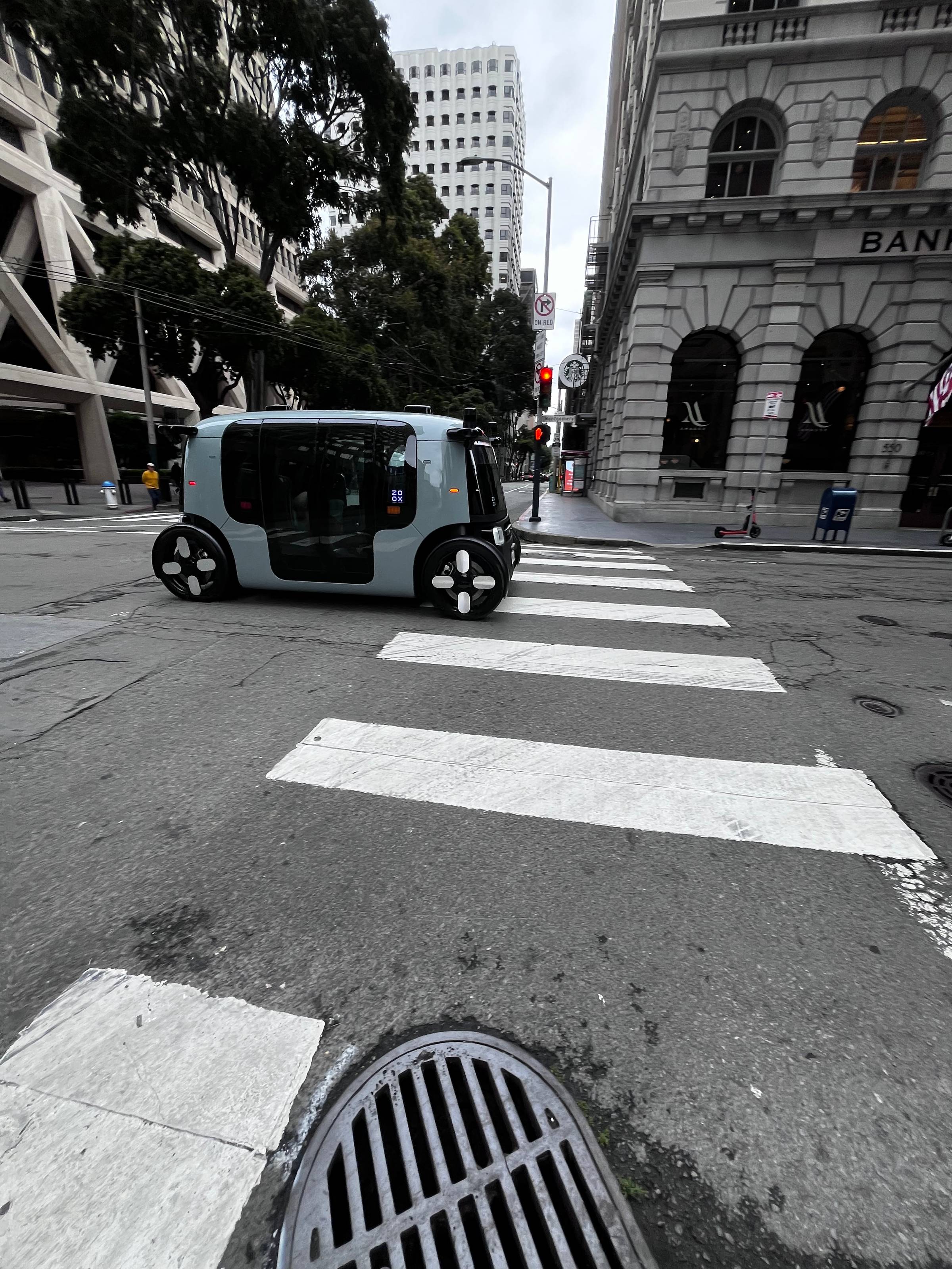 Zoox autonomous vehicle, San Francisco