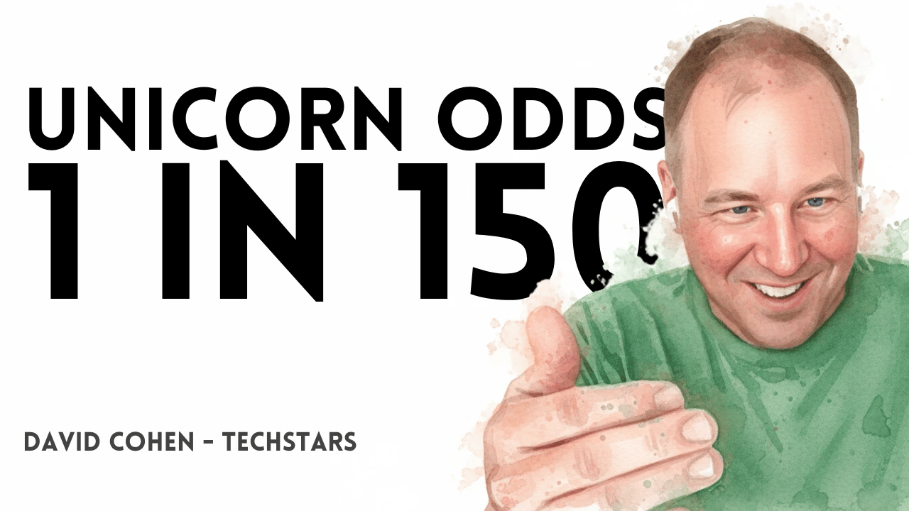 Unicorn odds, 1 in 150: David Cohen in 11 minutes. Watch on YouTube