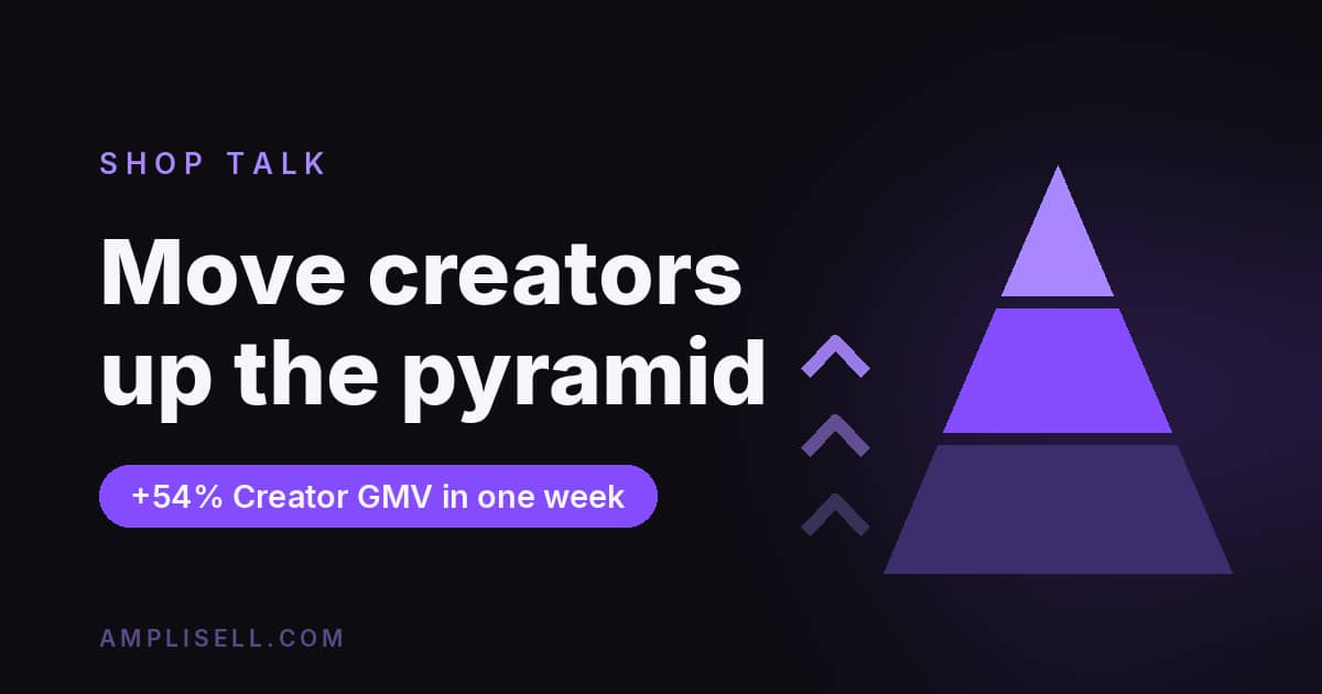 Move creators up the pyramid