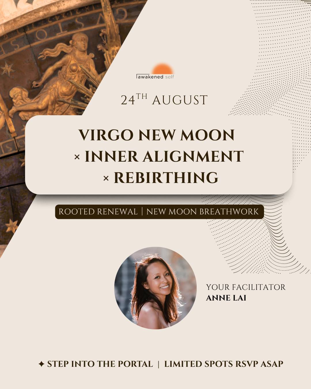 24th August New Moon in Virgo × REBIRTHING