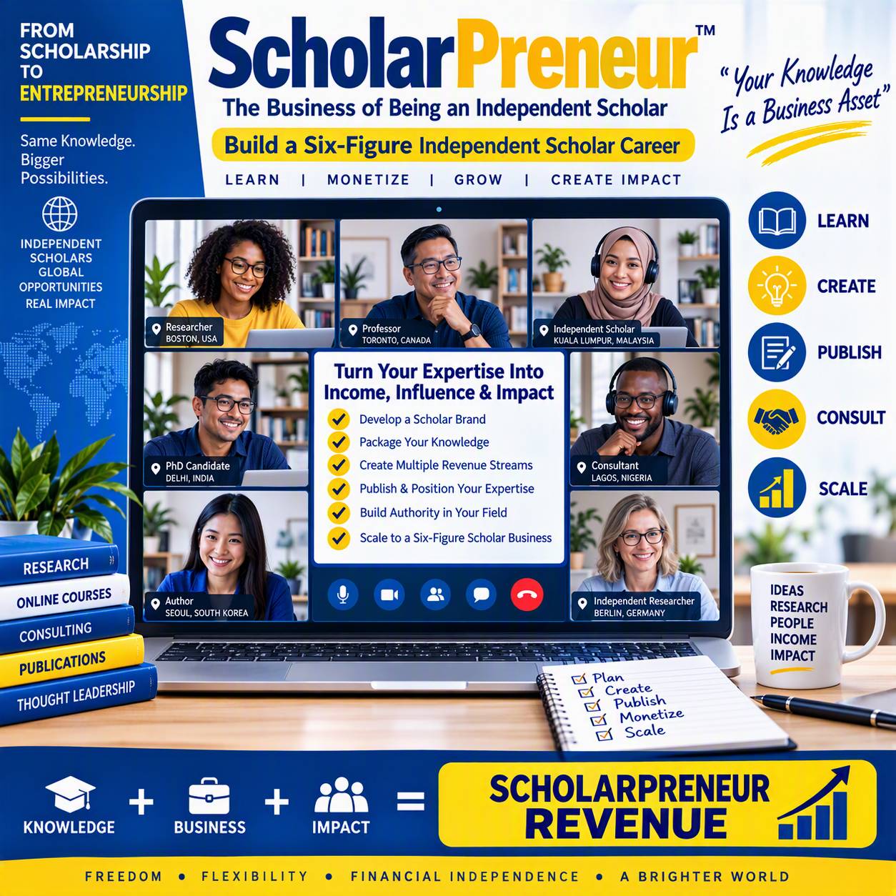 Scholar Support - ScholarPreneur Course: The Business of Independent Research - Foundations