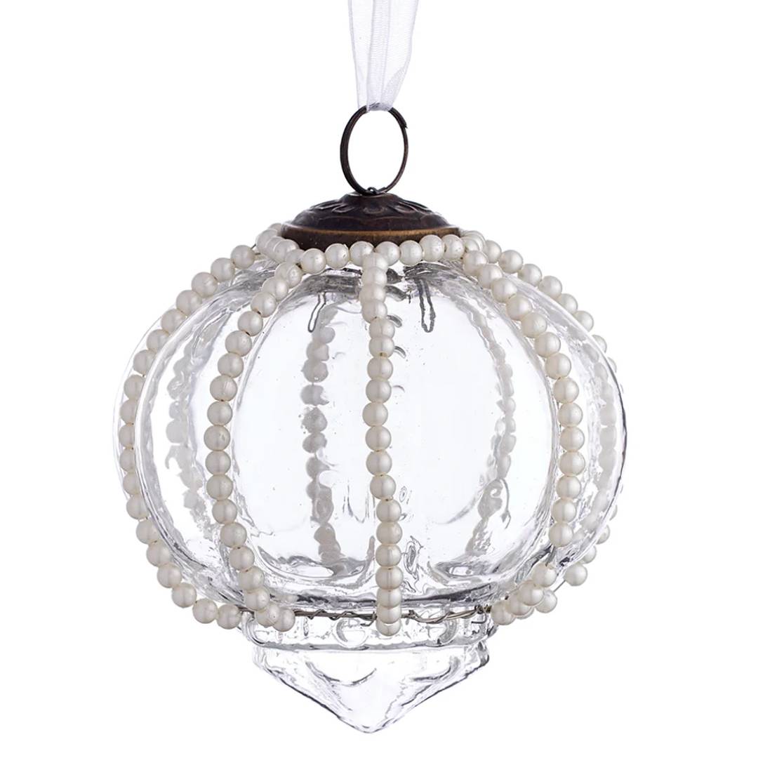 Glass Pearl Ornament