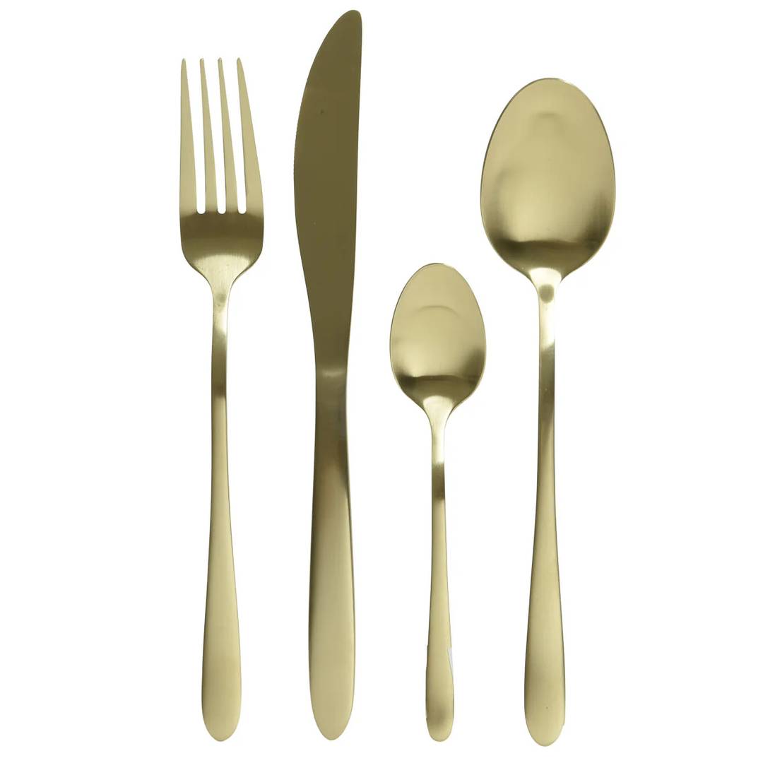 Gold Cutlery Set