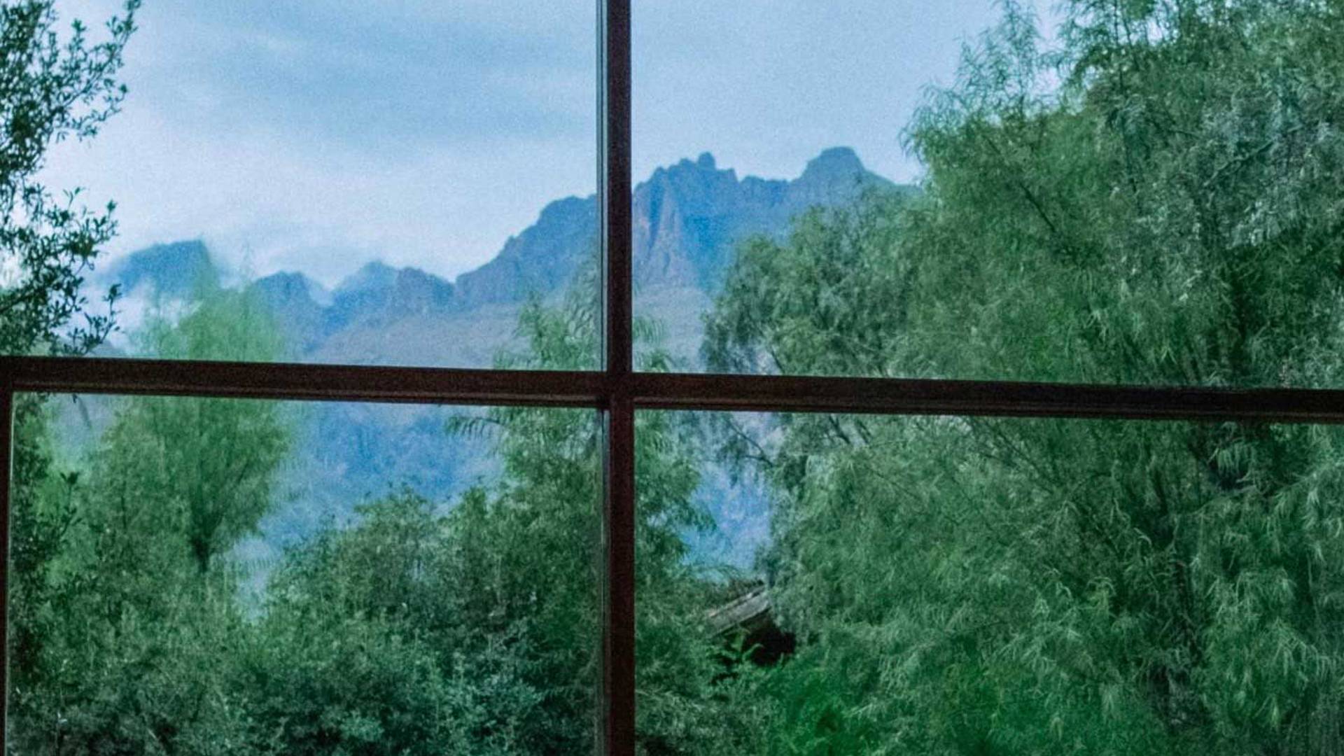 View of Pitusiray from livingroom