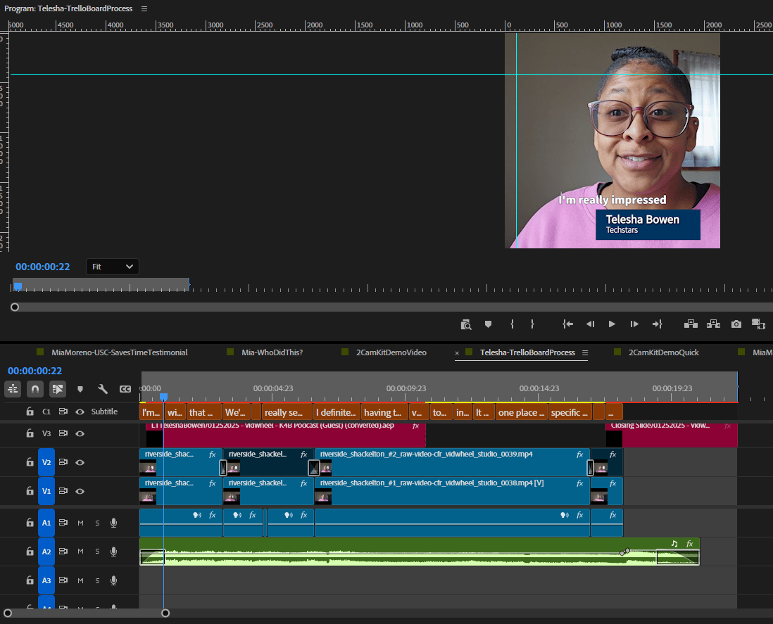 The best stuff from your last testimonial may be on the cutting room floor.