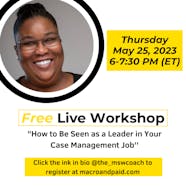 The MSW Coach Free Workshop