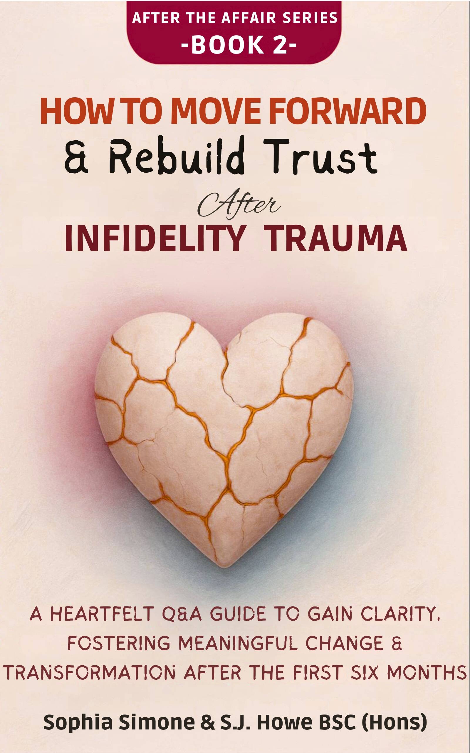 Woman with curly red hair in dark shirt