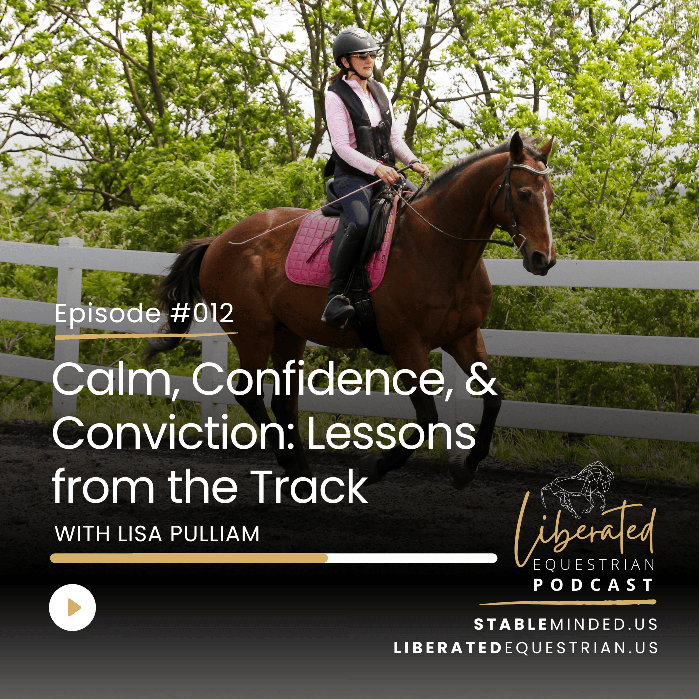 Calm, Confidence, & Conviction: Lessons from the Track, Liberated Equestrian Podcast 012