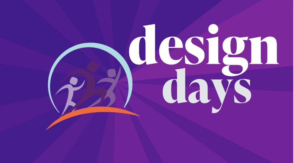 Dark purple banner logo image for RaderCo Design Days