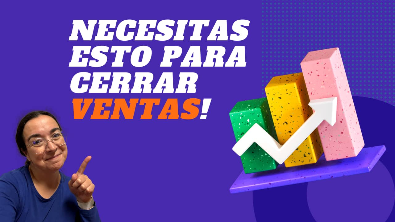 Necesitas esto para cerrar ventas, dice Tisha y muestra un grafico