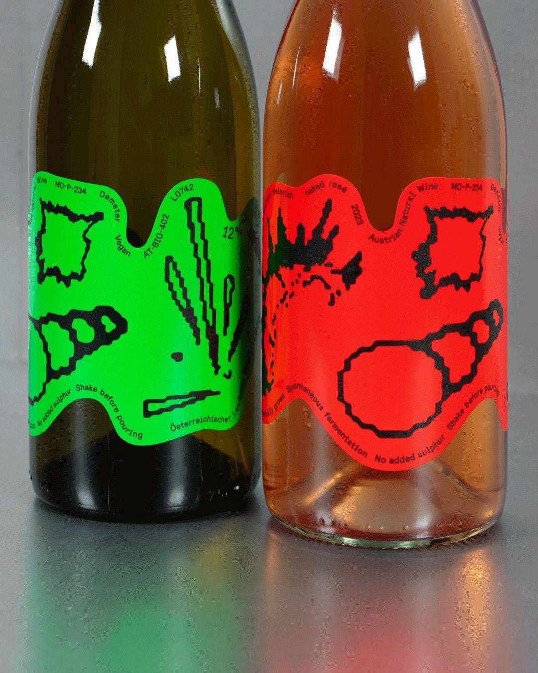 wine label design Matter Of & Weingut Heinrich