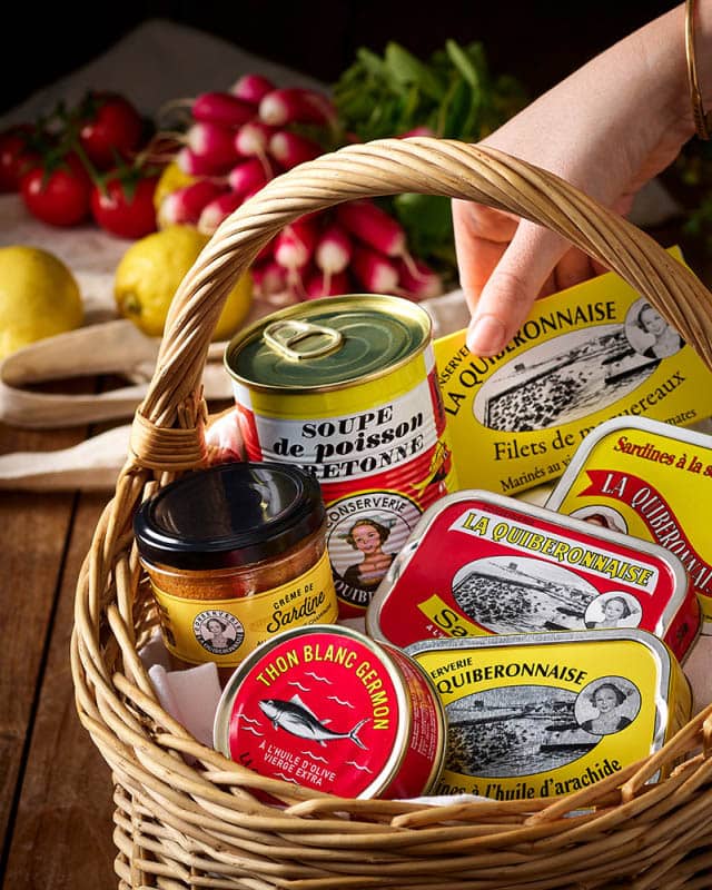 identité visuelle de la quibronnaise sardines françaises