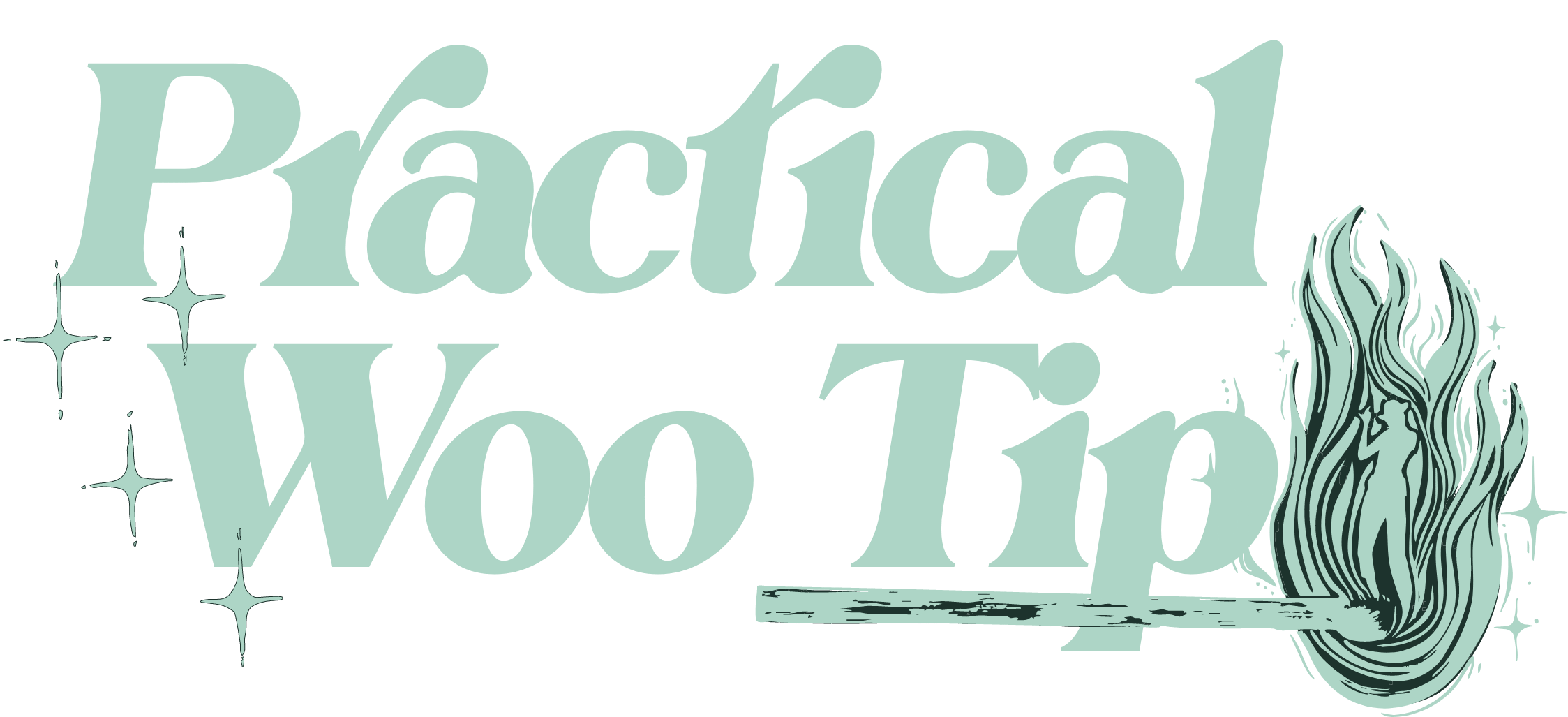 Practical Woo Tip with pizzaz and sparkles