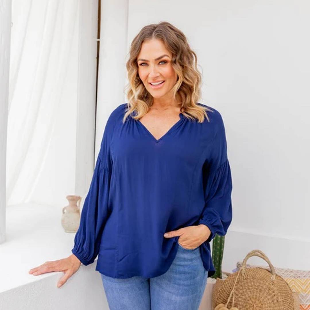 Navy Gemma top. 