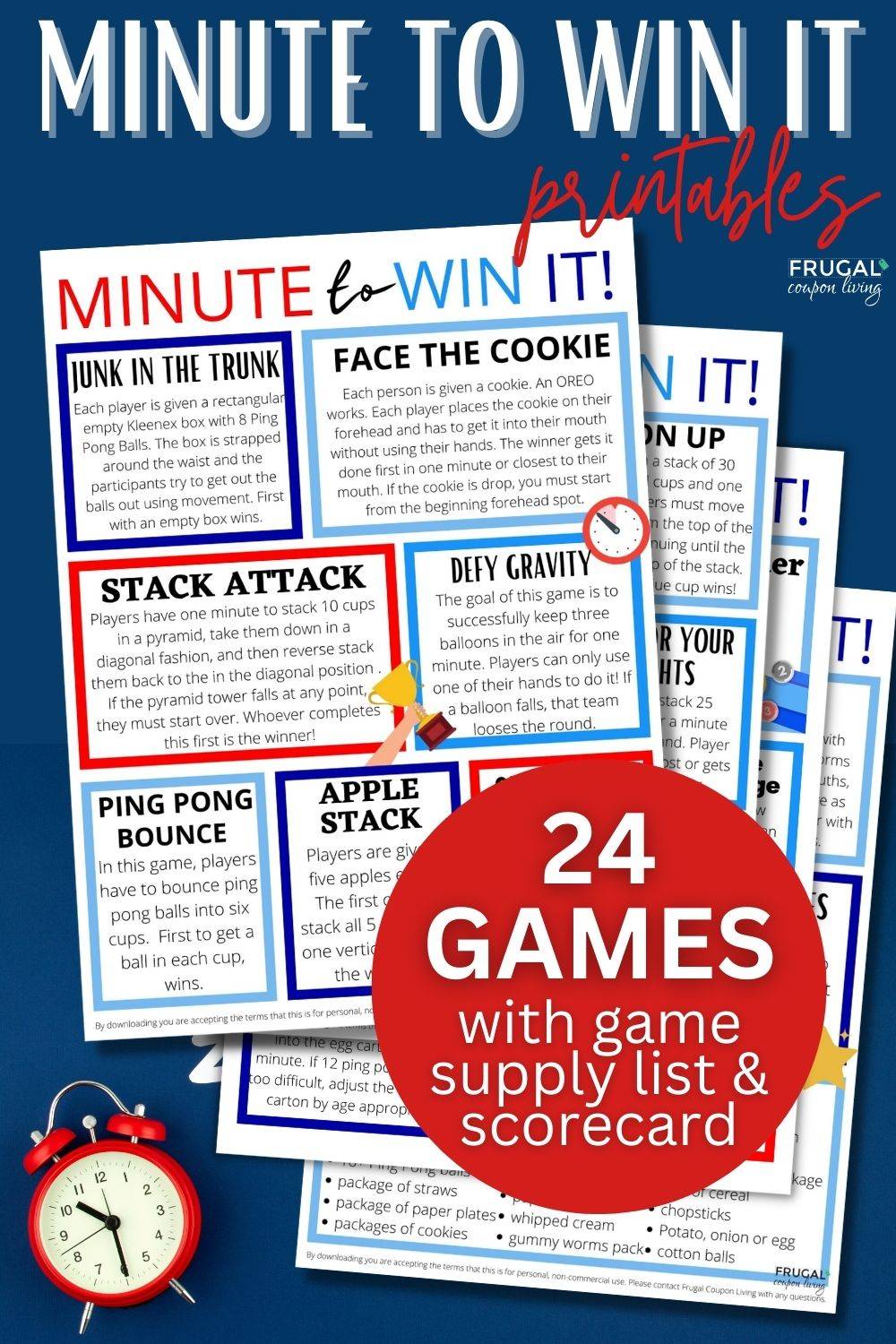 Minute to Win it Games