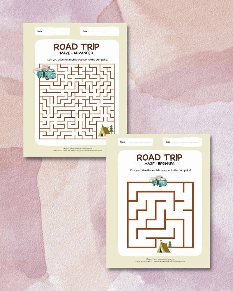 Road Trip Printables