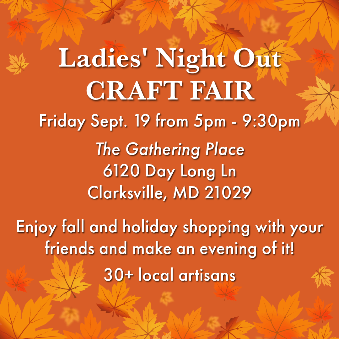 flyer for september craft fair event