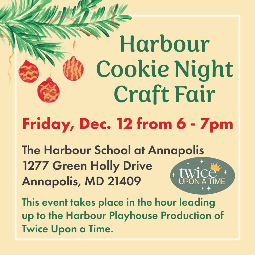 info for the event at The Harbour School at Annapolis next Friday, December 12, from 6-7pm