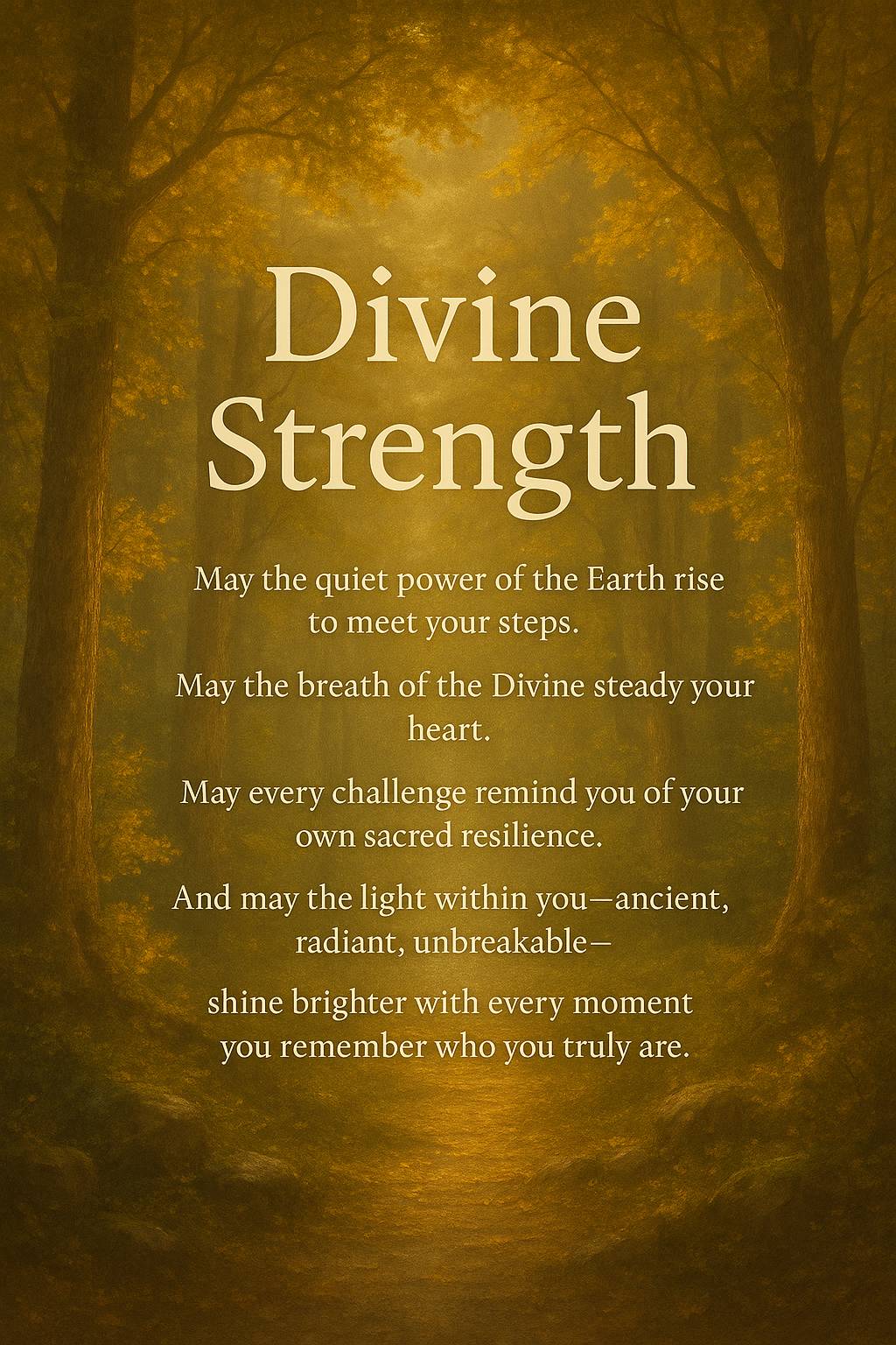Divine Strength Message