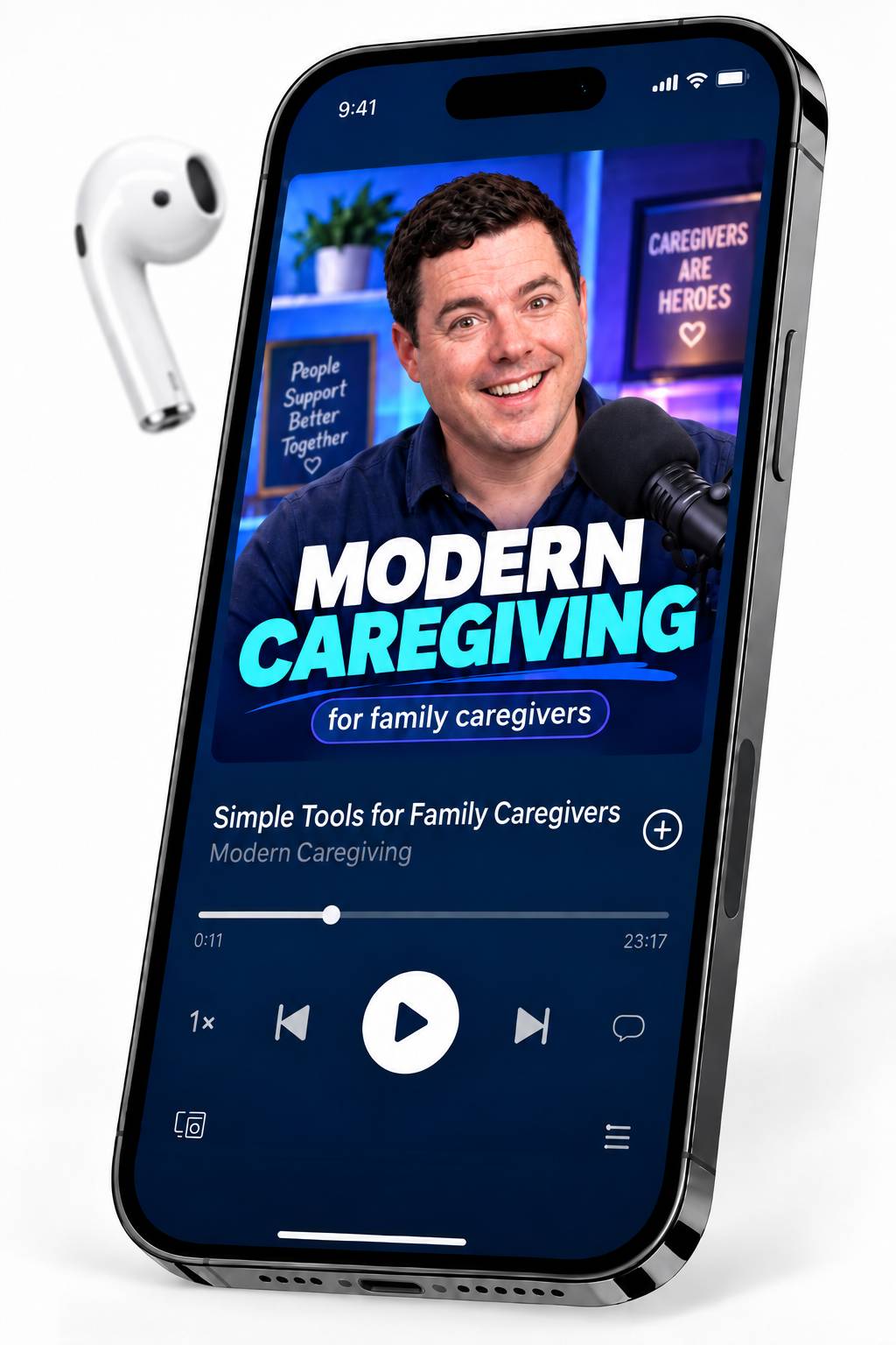 Modern Caregiving podcast cover art