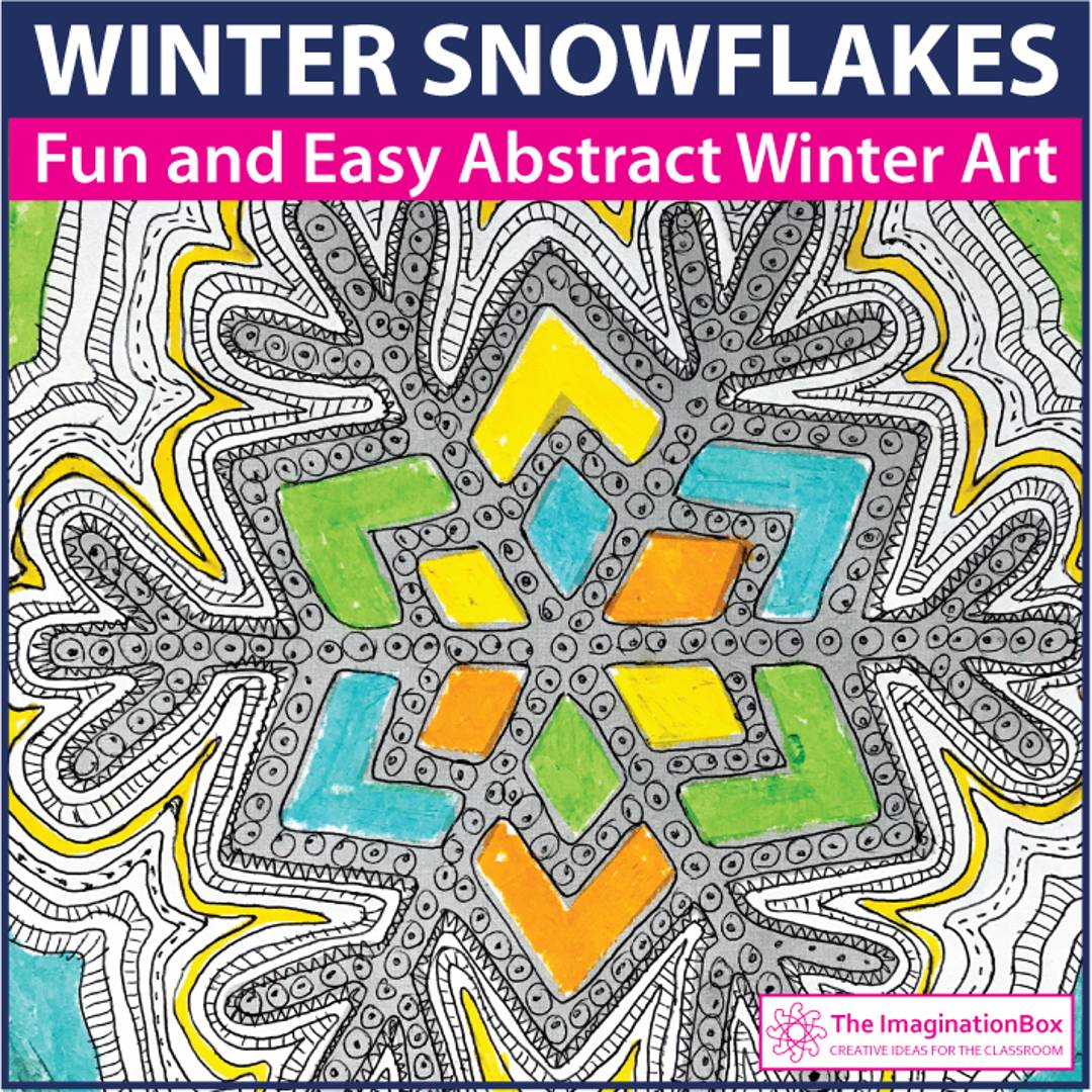 snowflakes doodle art