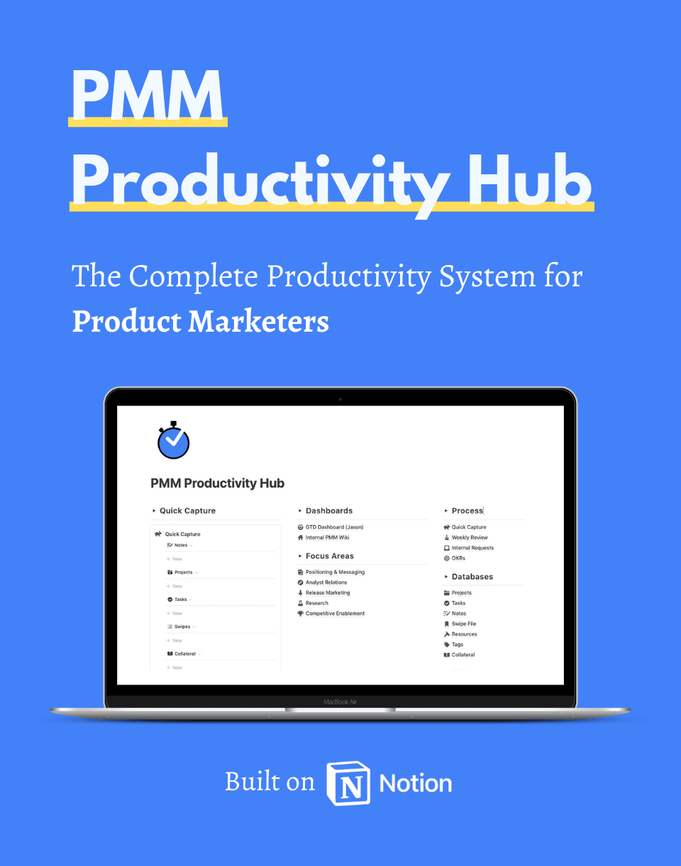 PMM Productivity Hub - Pro