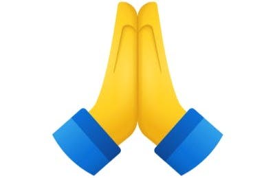 emoji of grateful hands