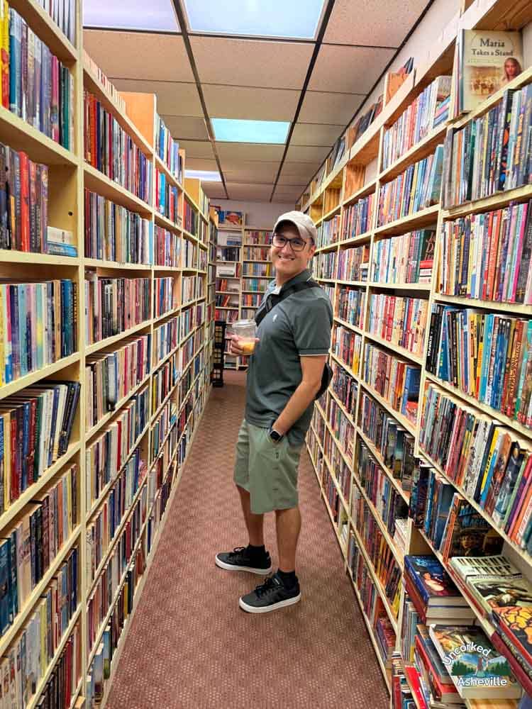 Tom at Book Exchange Hickory NC
